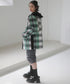 Frill Collar Plaid Jacket