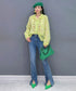 Scallop Veil Blouse