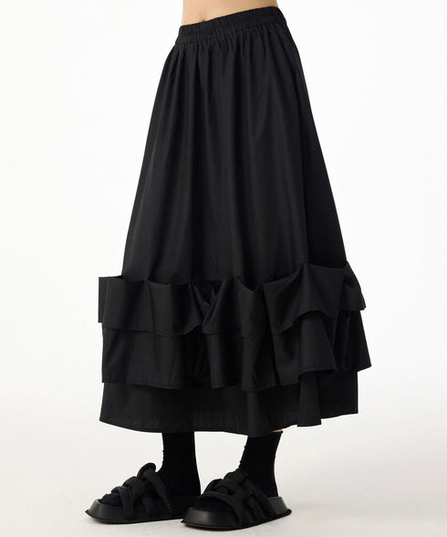 Frill Curve Skirt