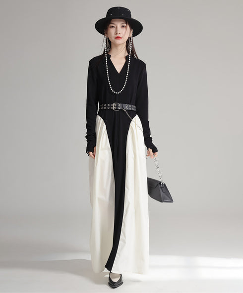 Glossy Dot Bow Blouse