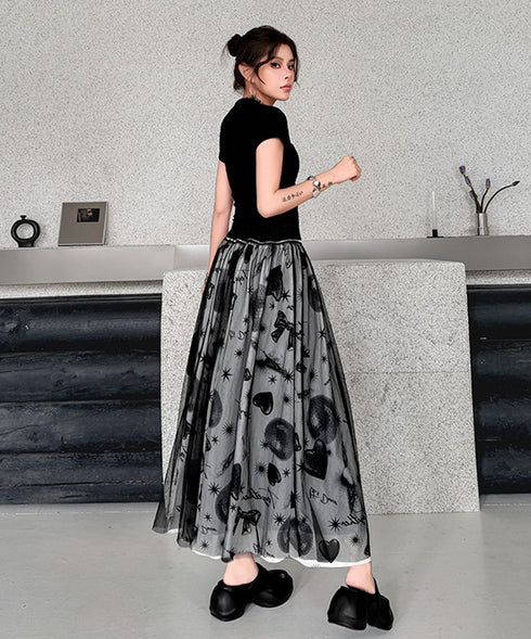 Veil Mark Skirt