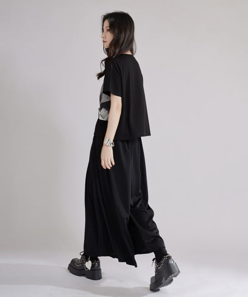 Graphic Twist Layered T-shirt