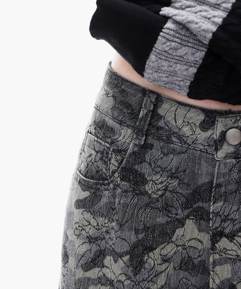 Shadow Camo Wide Pants