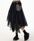 Mesh Layer Pocket Skirt