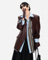Stripe Layered Oversized Shirt