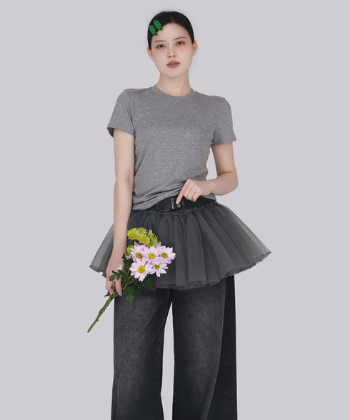Halo Flare Mini Skirt