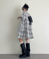 Star Monochrome Check Dress