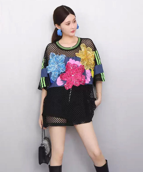 Bloom Mesh Top