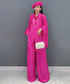 Pleat Flow Blouse&Pants Co-ord