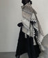 Multi Pattern Knit Cape