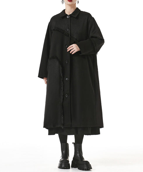 Fringe Texture Mix Coat