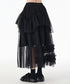 Layered Sheer Mesh Skirt