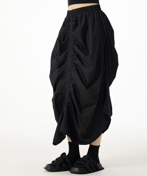 Gather Curve Skirt