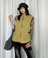 Grid Zip Vest