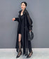 Sheer Belted Long Cardigan
