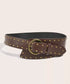 Studded Wide Buckle Belt