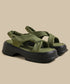 Twist Loop Platform Sandal