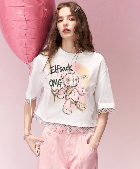 Signal Mesh Crop Top