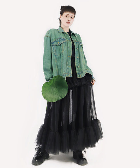 Halo Tier Ruffle Skirt