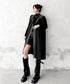 Hood Frame Long Vest
