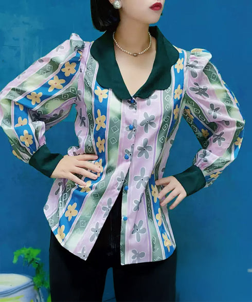 Brush Stroke Oversized Shirt