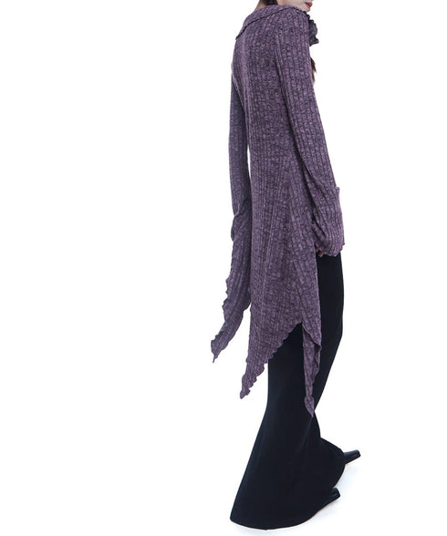 Minimal Rib Long Skirt