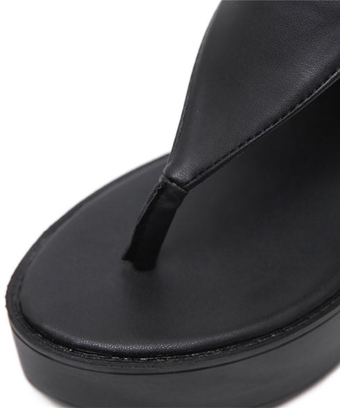Strap Edge Platform Sandal