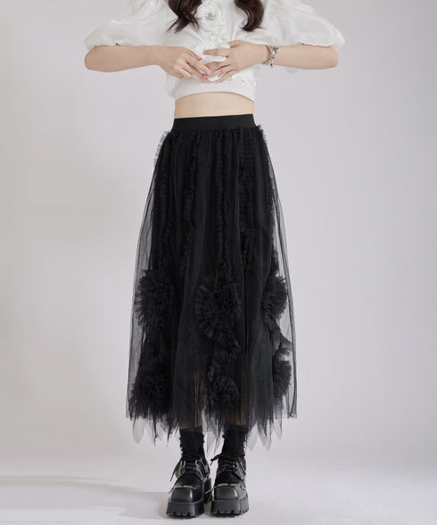 Tulip Layered Tulle Skirt