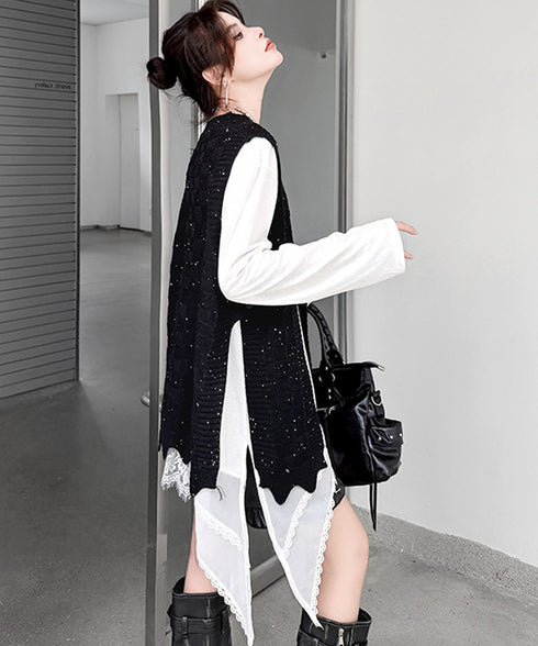 Meridelle Split Vest