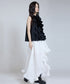 Wave Hem Skirt