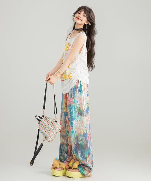 Art Color Wide Pants