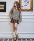 Melt Hood Knit Top