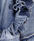 Ruelle Frill Denim Coat