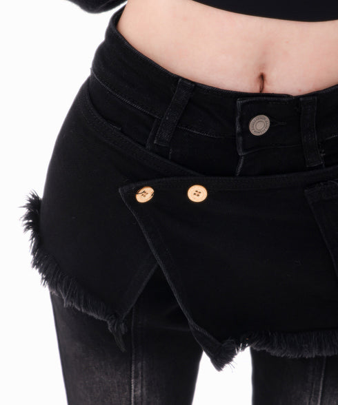 Bicolor Zip Top & Skirt Co-ord