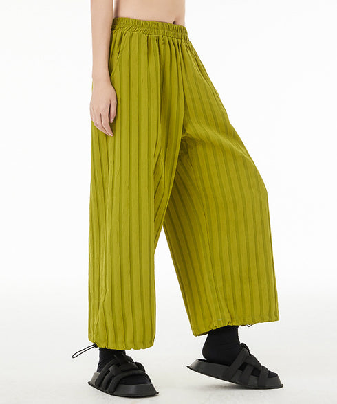 Crinkle Drawcord Wide Pants