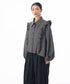 Front Ruffle Volume Blouse