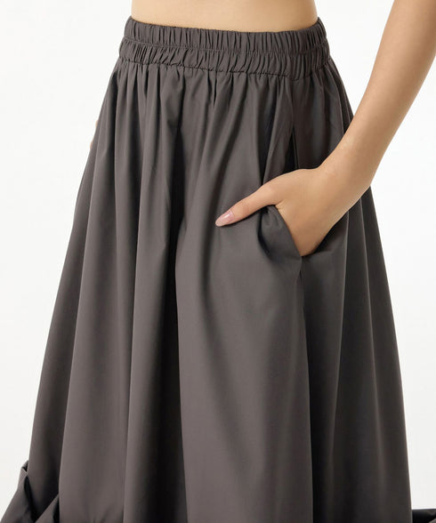 Frill Curve Skirt