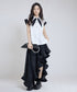 Contrast Collar Blouse