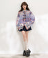 Mosaic Veil Toggle Blouse