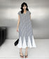 Stripe Veil Dress