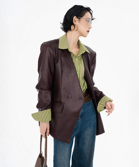 Stripe Oversized Shirt