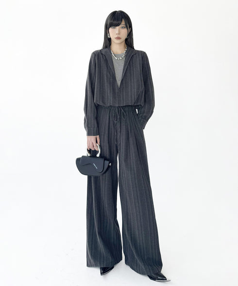 Bicolor Zip Top & Skirt Co-ord