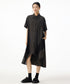 Mesh Panel Flow Dress