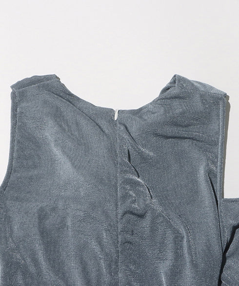Cross Drape Maxi Dress