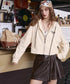 Mocha Crop Hoodie