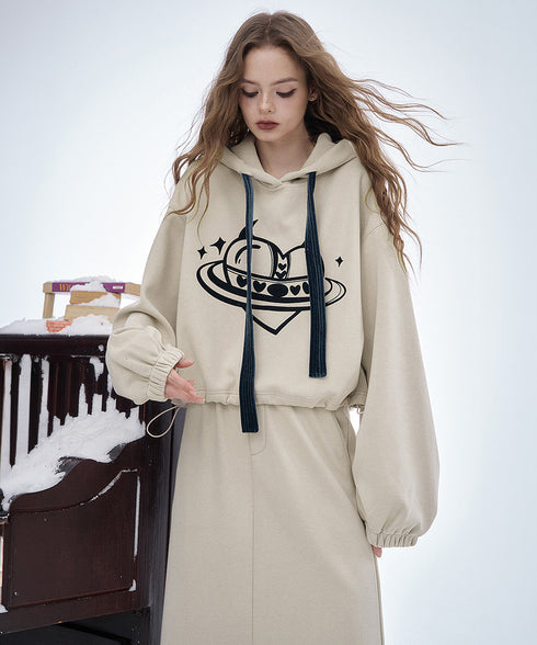 Orbit Hood Top&Skirt Co-ord