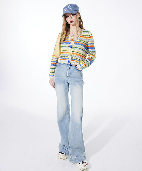 Bloom Stripe Cardigan