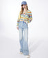 Bloom Stripe Cardigan
