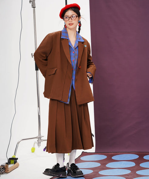 Retro Dot Layer Brown Series