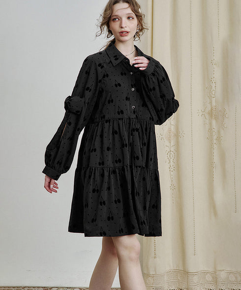 Cherry Veil Dress